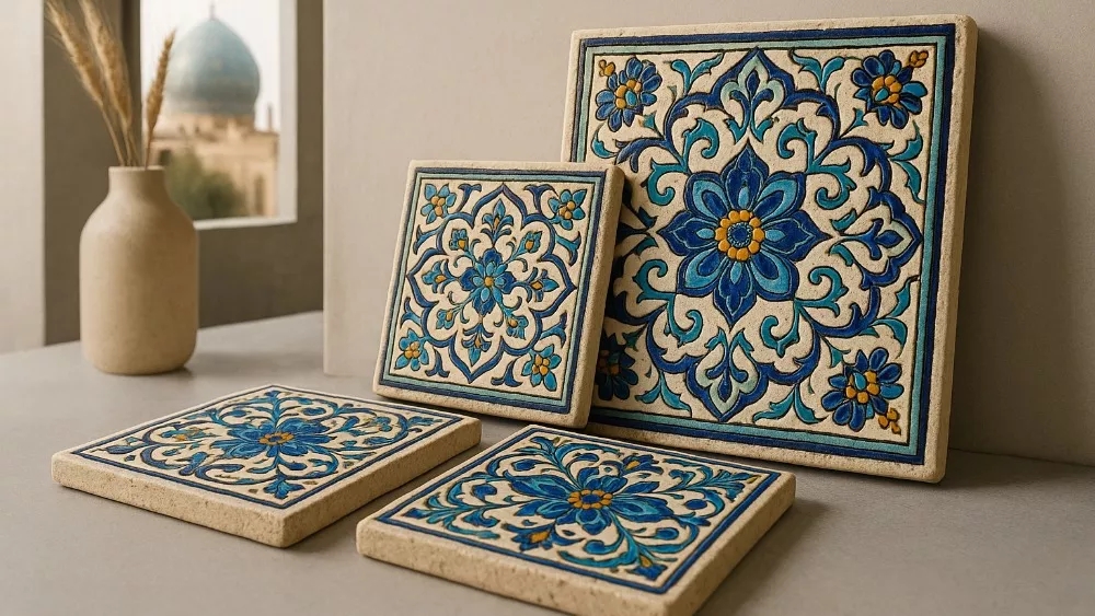 راهنمای جامع انتخاب و خرید کاشی دست‌ ساز نقش در قم؛ هنر اصیل ایرانی برای دکوراسیون مدرن